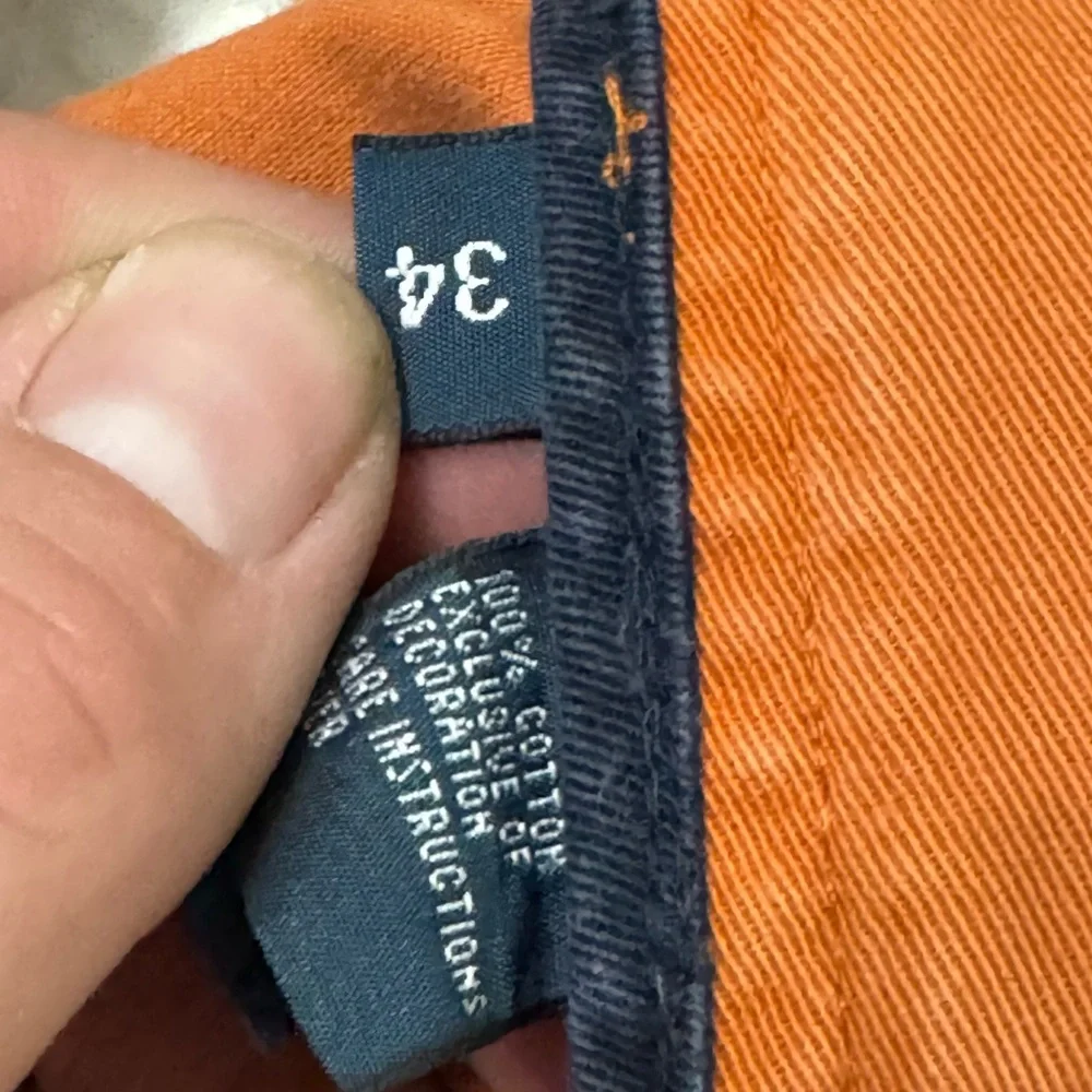 Polo Ralph Lauren Orange Cargo Shorts